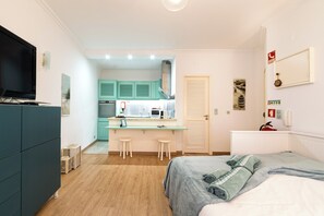 1 Schlafzimmer, Bügeleisen/Bügelbrett, Internetzugang, Bettwäsche