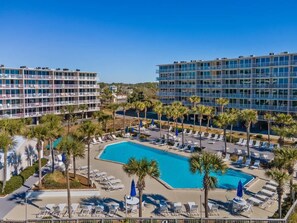 Pool - Dunes of Panama C605 - Gorgeous Two Bedroom Condo! (Panama City Beach)