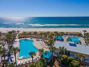 Pool - Dunes of Panama C605 - Gorgeous Two Bedroom Condo! (Panama City Beach)