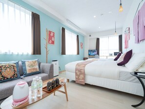 1 chambre, bureau, Wi-Fi gratuit, draps fournis