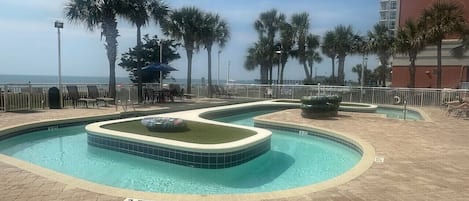 Indoor pool, a heated pool