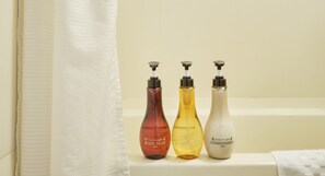 Hair dryer, towels