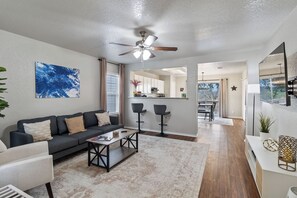 Smart TV, computer monitors - 30+ Day Gem for Digital Nomads. Safe, Pet-Friendly, Hi Speed WiFi in San Antonio (San Antonio)