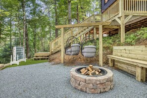 Terrace/patio - Dome, Hammock, Sauna, Golf, Best Location in BR (Blue Ridge)