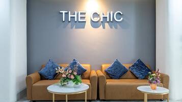 Sala de estar en el lobby