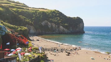 On the beach