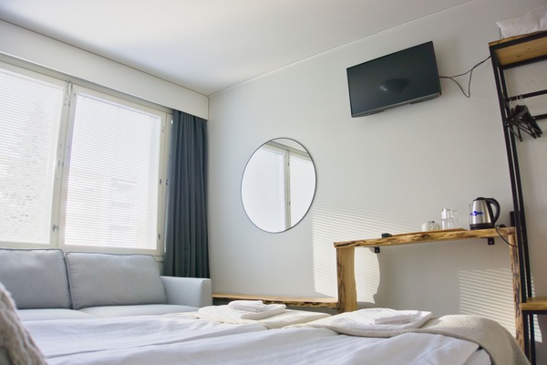 Deluxe Double Room | Soundproofing, bed sheets