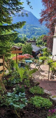 Bergblick Wohnung, 2 sep. Schlafzimmer, Terrasse