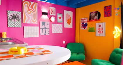 Studio Popart atypique - coeur de ville - 2 personnes