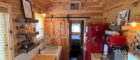 Microwave, oven, stovetop