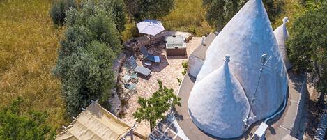 Villa Familiale, 1 chambre, climatisation, côté montagne (Dimora Tra Gli Ulivi With Private) | Enceinte de l’hébergement