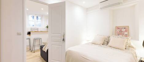 1 Schlafzimmer, Bügeleisen/Bügelbrett, Reisekinderbett, kostenloses WLAN