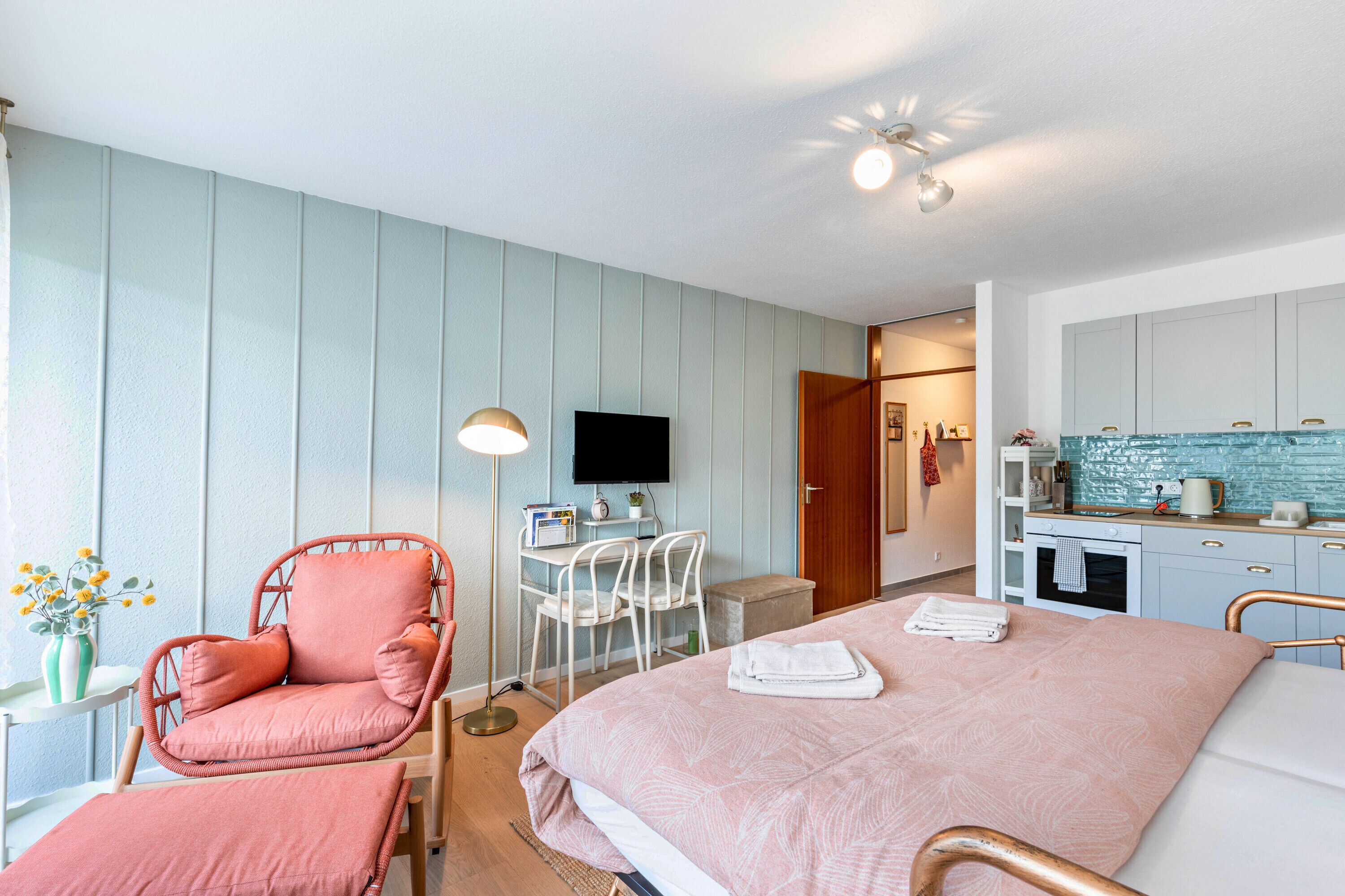 1 Schlafzimmer, Bügeleisen/Bügelbrett, kostenloses WLAN, Bettwäsche