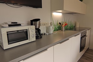 Fridge, microwave, oven, stovetop - Wohnung Braunlage nahe Wurmberg Skigebiet (Braunlage)