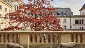 Blick von der Unterkunft