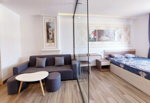 Appartement, 1 chambre | Bureau, Wi-Fi gratuit, draps fournis