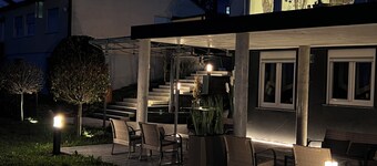 Exclusive junior suite with covered terrace in Friedrichshafen