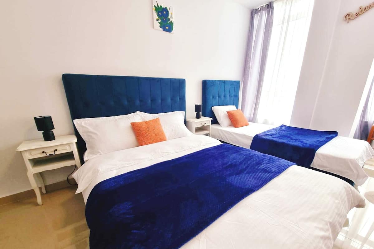 Family Studio, Balcony, Beach View | Laptop workspace, soundproofing, free WiFi