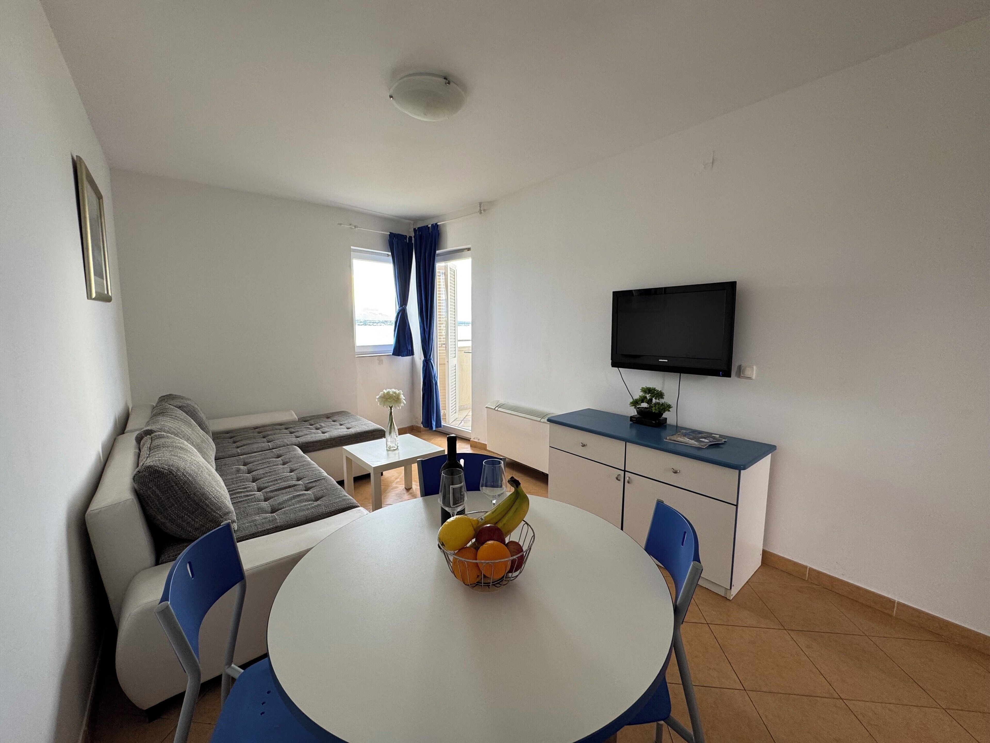 Classic Apartment, Balcony | Living area
