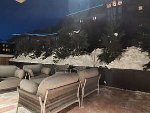 Terrace/patio - Luxury 4-room apartment 111m² with terrace in Val-d'Isère (Val-d'Isère)