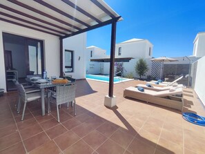 Outdoor dining - Casa Adassa, your holidays house (Playa Blanca)