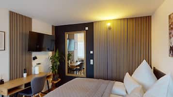 1 chambre, fer et planche Ă repasser, Wi-Fi, draps fournis