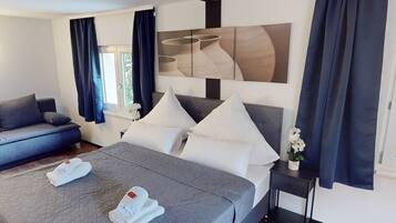 1 間睡房、熨斗/熨衫板、Wi-Fi、床單