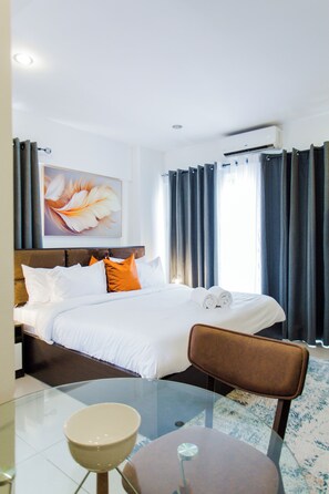 1 soverom, strykejern/-brett, wi-fi og sengetøy