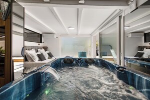 Chambre Double Confort, vue jardin | Salle de bain