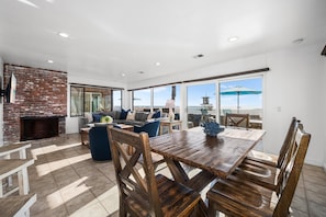 Dining - Oceanfront Duplex with Direct Beach Access (Newport Beach)