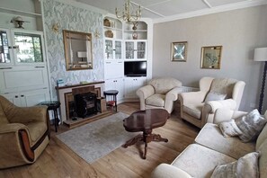 Ferienhaus | Wohnbereich | Kamin