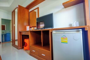 ห้องดับเบิล | โต๊ะทำงาน, Wi-Fi ฟรี, ผ้าปูที่นอน