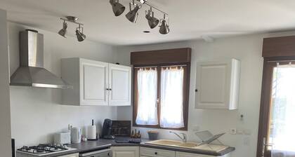 Welcoming 2-bedroom house in Cléré-les-Pins, many castles around.