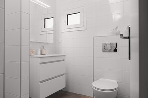 Hair dryer, towels