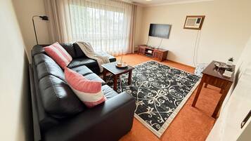 Una televisión, un reproductor de DVD