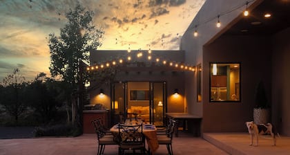 Luxury Museum Hill Retreat with Mountain Views, Courtyard & Dog-Friendly Yard