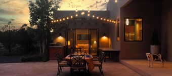 Luxury Museum Hill Retreat with Mountain Views, Courtyard & Pet-Friendly Yard