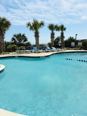 Indoor pool, outdoor pool