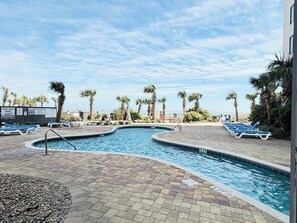 Indoor pool, outdoor pool