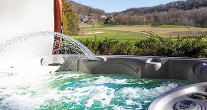 Galena Home with Golf Course View