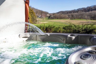 Galena Home with Golf Course View