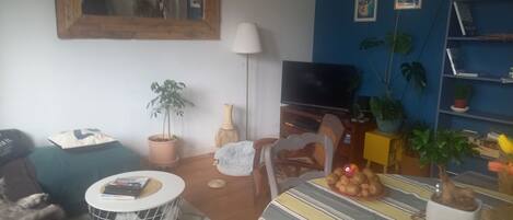 TV, DVD-spiller og stereoanlegg
