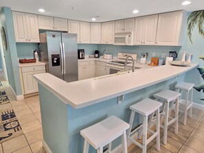 Microwave, coffee/tea maker