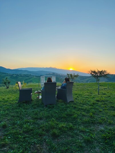 The hill in a room Typical Abruzzo countryside between Majella and the sea
