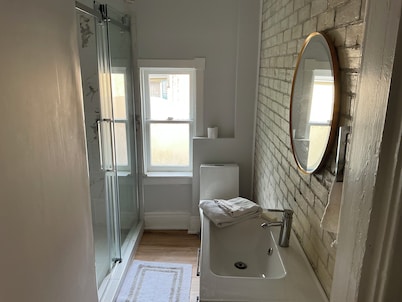 Fully furnished apartment in quiet century home available for short term rental.
