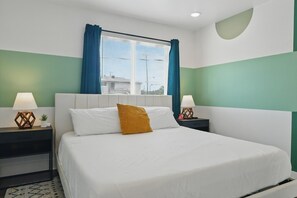 1 غرفة نوم ومكواة/لوح كي وواي فاي  وملاءات أسرّة