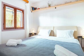 2 dormitorios, tabla de planchar con plancha, wifi y ropa de cama