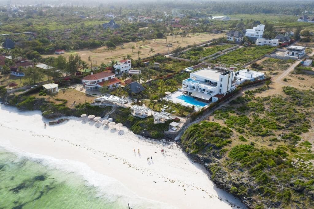 Façade de l’hébergement