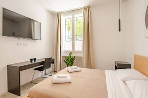 Comfort Double or Twin Room | Down comforters, desk, laptop workspace, free WiFi