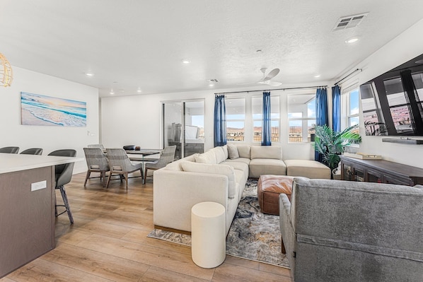 Apartment, 3 Schlafzimmer | Wohnbereich